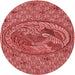 Square Patterned Red Rug, pat3940rd