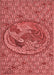Patterned Red Rug, pat3940rd