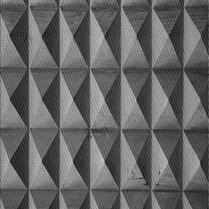 Machine Washable Transitional Black Rug, wshpat3941gry