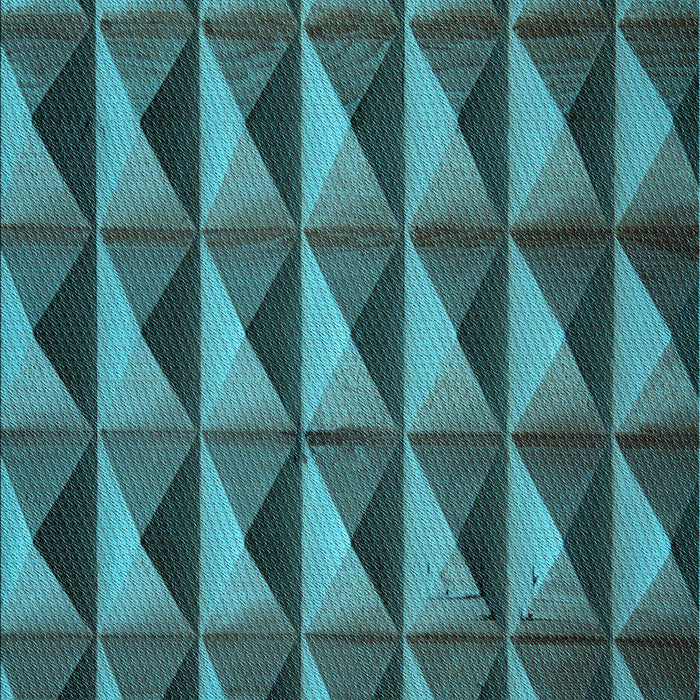 Machine Washable Transitional Dark Turquoise Green Rug, wshpat3941lblu