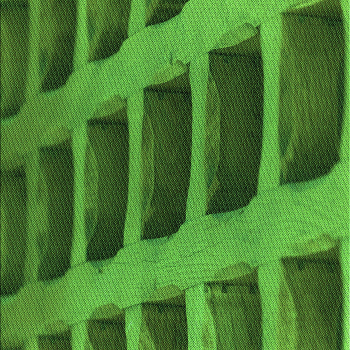 Patterned Deep Emerald Green Rug, pat3942grn