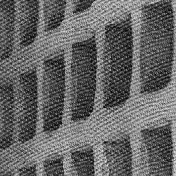 Patterned Black Rug, pat3942gry