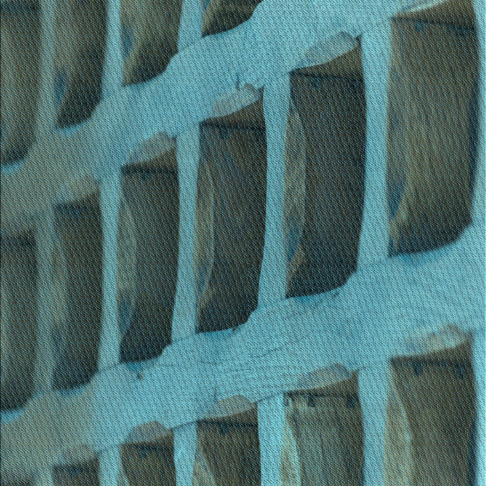 Patterned Charcoal Blue Rug, pat3942lblu