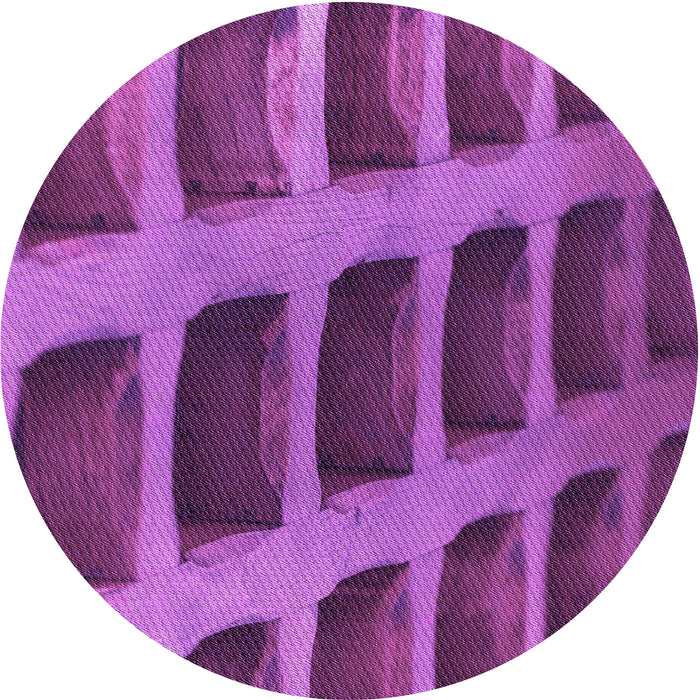 Square Machine Washable Transitional Dark Magenta Purple Rug in a Living Room, wshpat3942pur
