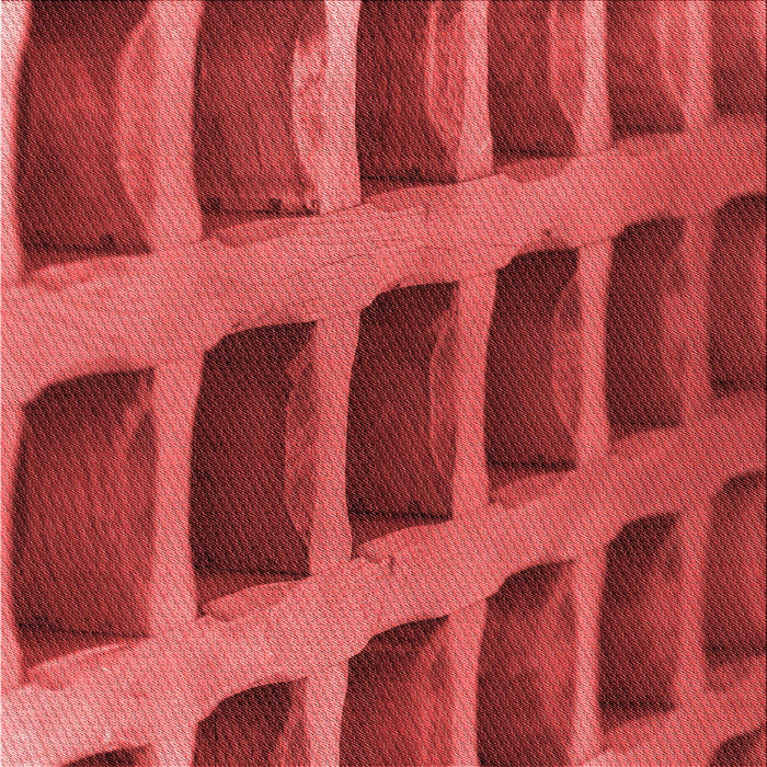 Round Patterned Orange Rug, pat3942rd