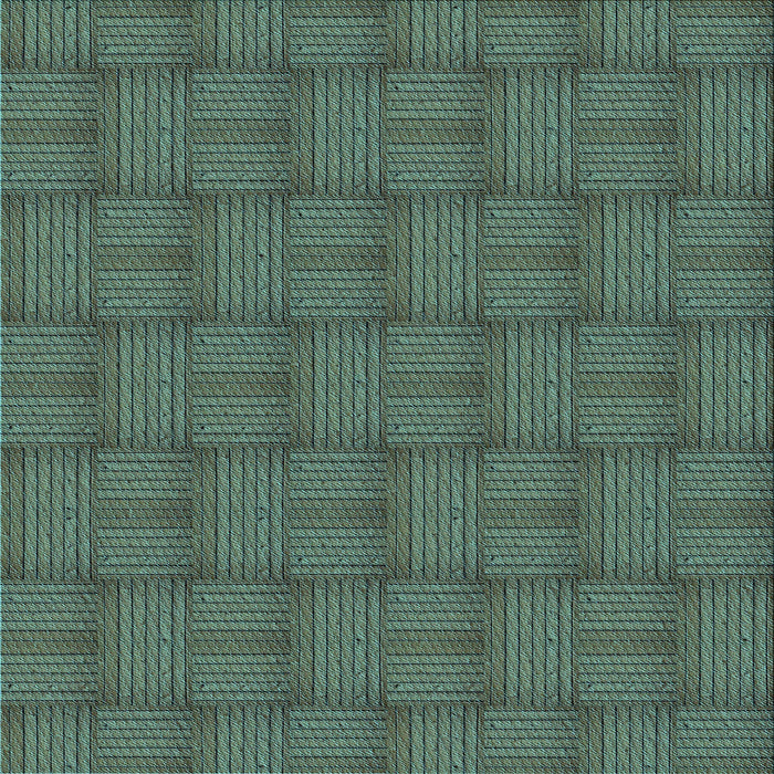 Round Machine Washable Transitional Green Rug, wshpat3943lblu