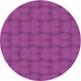 Square Patterned Medium Violet Red Pink Rug, pat3943pur