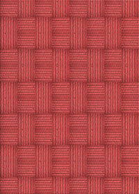 Machine Washable Transitional Red Rug, wshpat3943rd