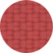 Square Patterned Red Rug, pat3943rd