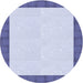 Square Patterned Blue Rug, pat3944blu