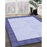 Patterned Blue Rug, pat3944blu