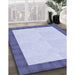 Machine Washable Transitional Blue Rug in a Family Room, wshpat3944blu