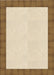 Patterned Vanilla Gold Rug, pat3944brn