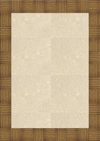 Machine Washable Transitional Vanilla Gold Rug, wshpat3944brn