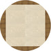 Square Patterned Vanilla Gold Rug, pat3944brn