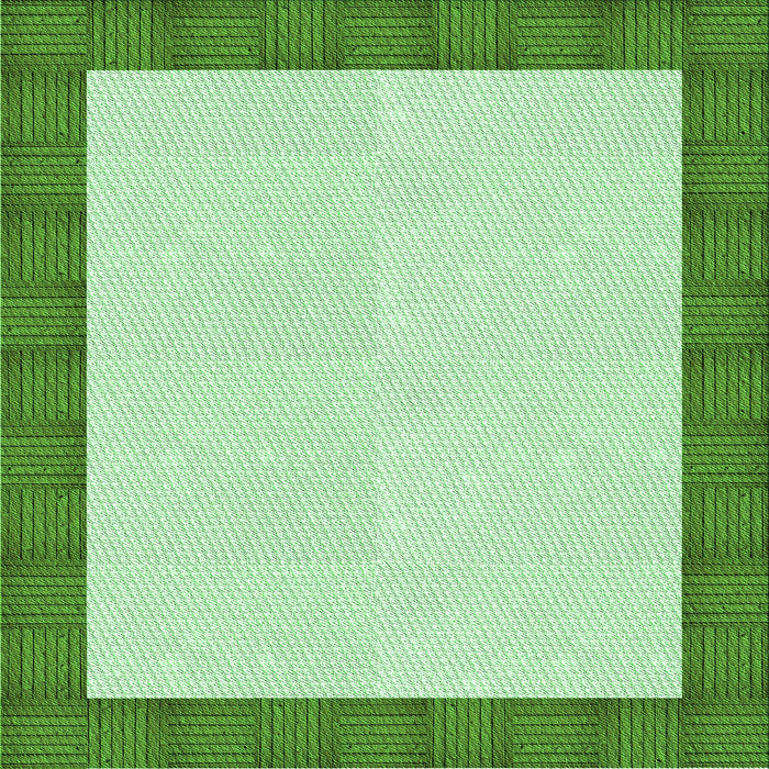 Round Patterned Dark Lime Green Rug, pat3944grn