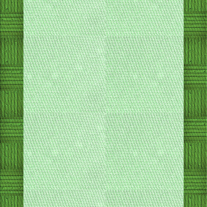 Patterned Dark Lime Green Rug, pat3944grn