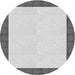 Square Patterned Silver Gray Rug, pat3944gry