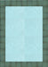 Patterned Sea Green Rug, pat3944lblu
