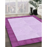 Patterned Blossom Pink Rug, pat3944pur