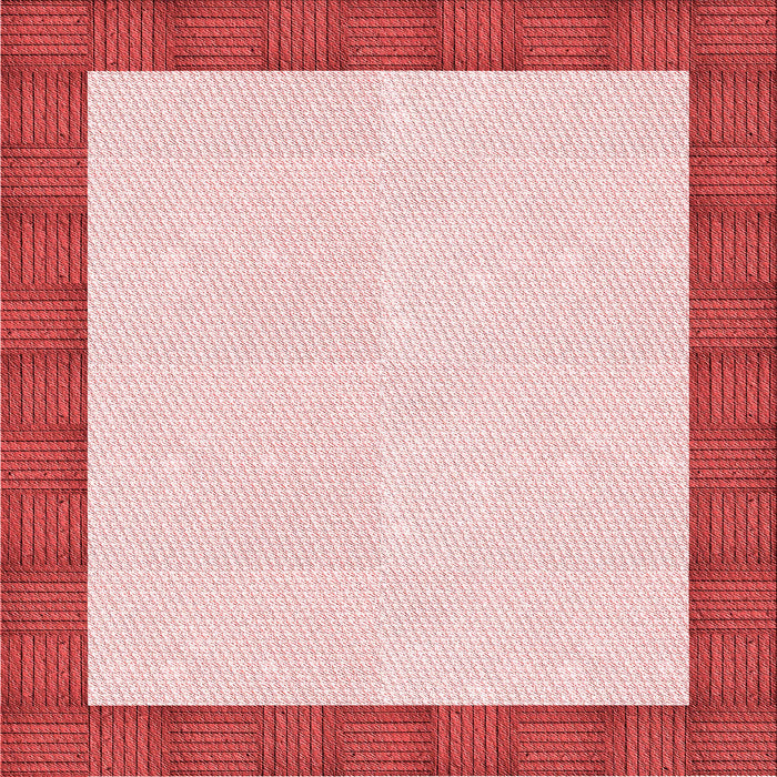 Round Patterned Light Red Pink Rug, pat3944rd