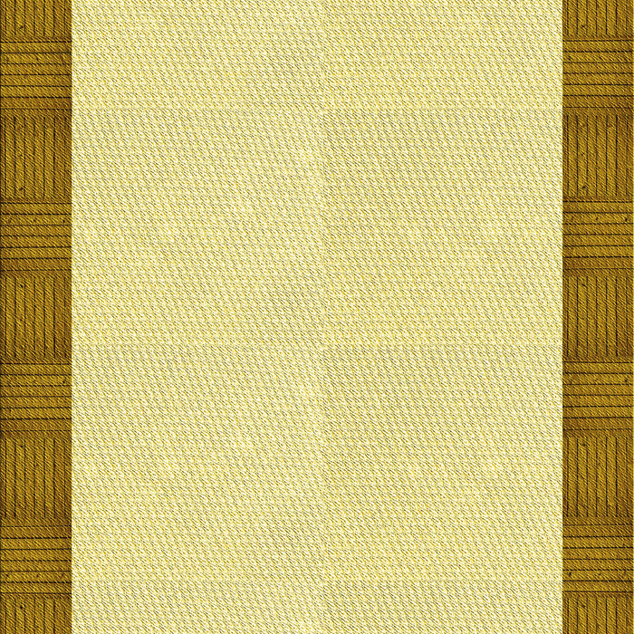 Machine Washable Transitional Dark Golden Brown Rug, wshpat3944yw