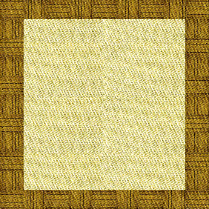 Round Machine Washable Transitional Dark Golden Brown Rug, wshpat3944yw