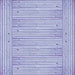 Round Machine Washable Transitional Periwinkle Purple Rug, wshpat3945blu