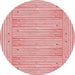 Square Patterned Red Rug, pat3945rd