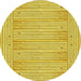Square Patterned Golden Yellow Rug, pat3945yw