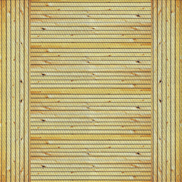 Square Patterned Mustard Yellow Novelty Rug, pat3945