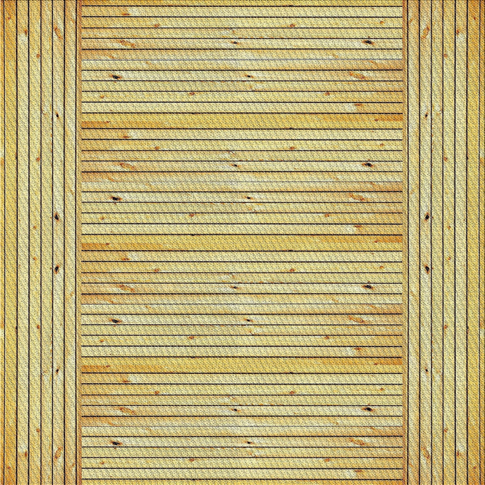 Square Patterned Mustard Yellow Novelty Rug, pat3945