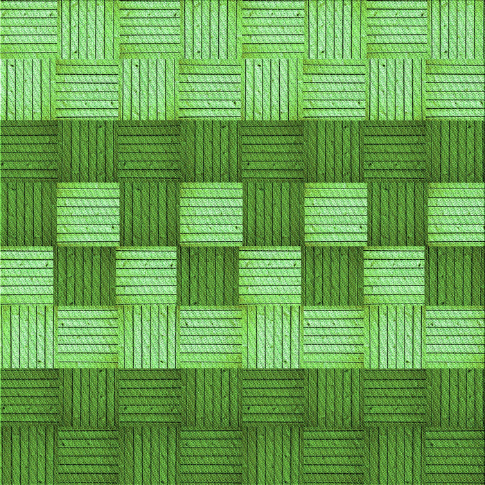 Round Patterned Emerald Green Rug, pat3946grn