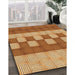 Machine Washable Transitional Orange Rug in a Family Room, wshpat3946org