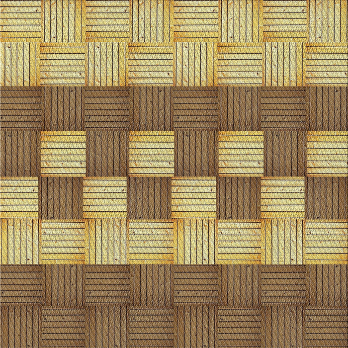 Square Patterned Saddle Brown Novelty Rug, pat3946