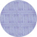 Square Machine Washable Transitional Periwinkle Purple Rug in a Living Room, wshpat3947blu