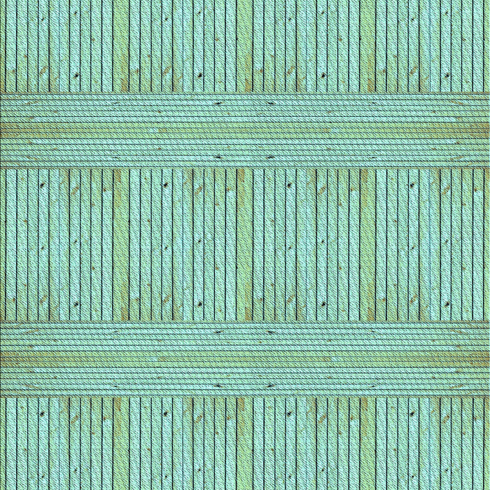 Patterned Medium Sea Green Rug, pat3947lblu