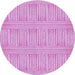Square Patterned Pastel Purple Pink Rug, pat3947pur