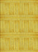 Patterned Golden Yellow Rug, pat3947yw