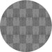 Square Machine Washable Transitional Ash Gray Rug in a Living Room, wshpat3948gry