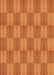 Patterned Orange Red Orange Rug, pat3948org