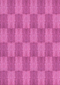 Machine Washable Transitional Deep Pink Rug, wshpat3948pur