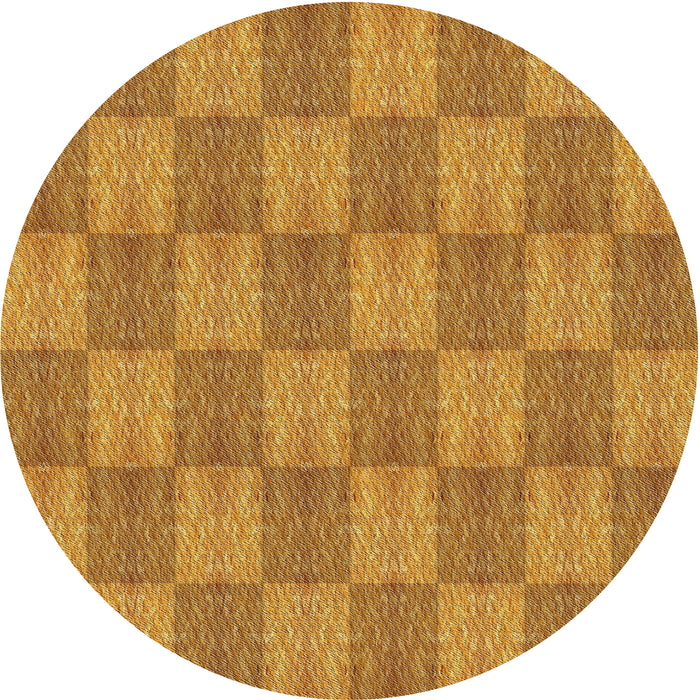 Square Machine Washable Transitional Orange Rug, wshpat3948