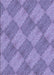 Machine Washable Transitional Purple Mimosa Purple Rug, wshpat3949blu