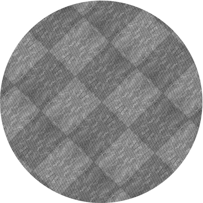 Square Machine Washable Transitional Ash Gray Rug in a Living Room, wshpat3949gry