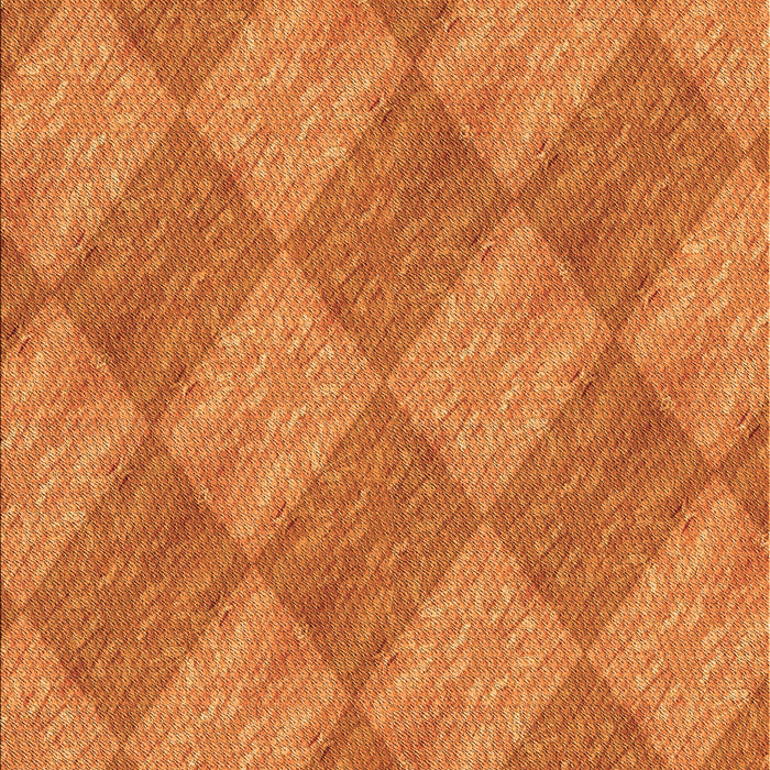 Patterned Orange Red Orange Rug, pat3949org