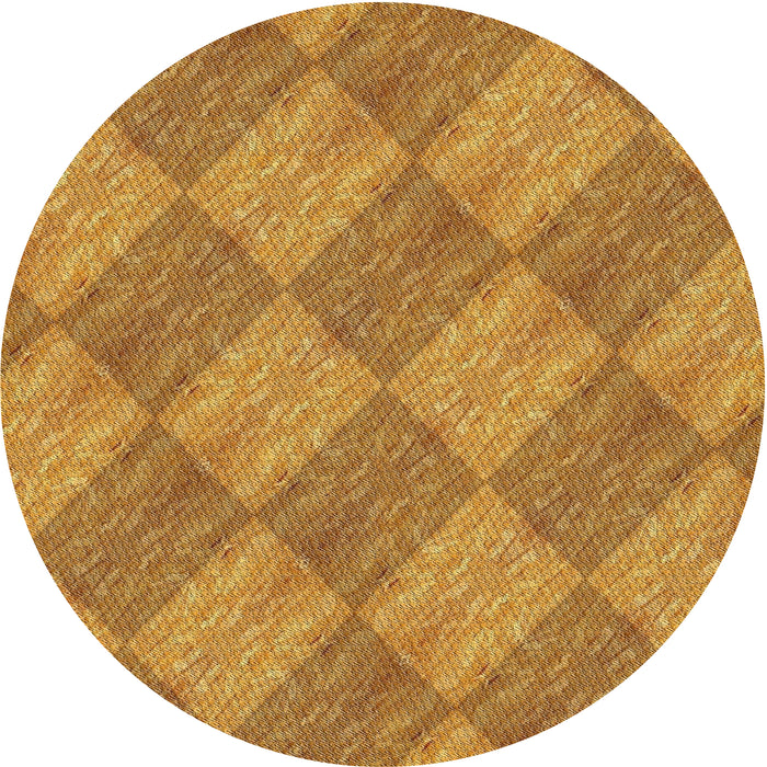 Square Machine Washable Transitional Orange Rug, wshpat3949