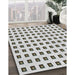 Patterned Off-White Novelty Rug in Family Room, pat394
