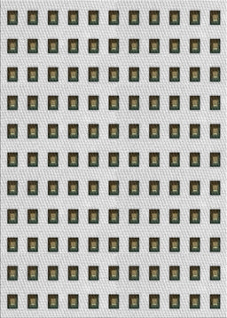 Machine Washable Transitional White Smoke Rug, wshpat394