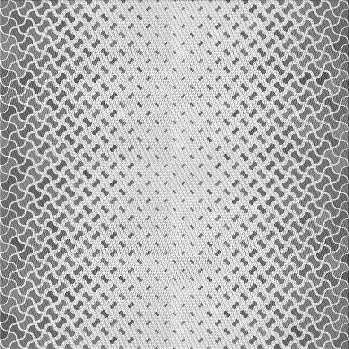 Round Machine Washable Transitional Gray Rug, wshpat395gry